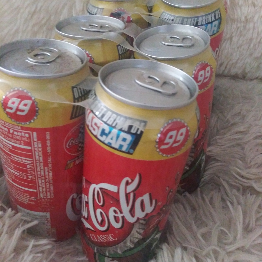 16oz Coke a Cola Jeff Burton. Never opened. 19 yr.